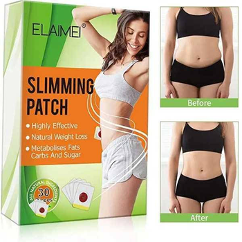 Пластырь для похудения на живот 5шт упаковка Slimming Patch