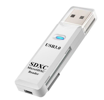 Картридер USB 3.0 5 Micro SD XC SDHC TF кардридер Card Reader (764117186) Белый