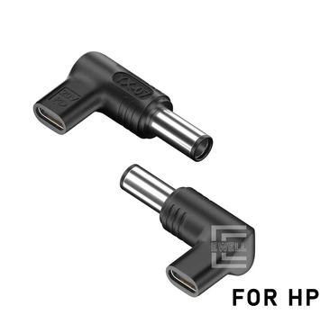Переходник Ewell PD для питания ноутбуков HP 20V, Type-C to DC 7.4x5.0 мм (EW554)