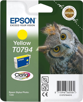 Tusz Epson Stylus Photo 1400 Yellow (C13T07944010)