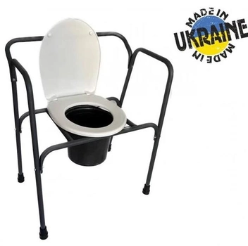Стілець туалет не регульований складний PMED-B101 крісло для інвалідів літніх хворих