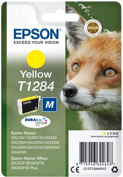 Картридж Epson T1284 Yellow (C13T12844012)