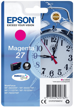 Tusz Epson 27 Magenta (C13T27034012)