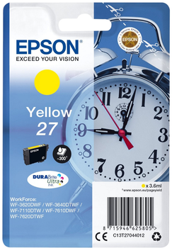 Картридж Epson 27 Yellow (C13T27044012)