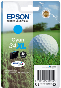 Tusz Epson 34XL Cyan (C13T34724010)