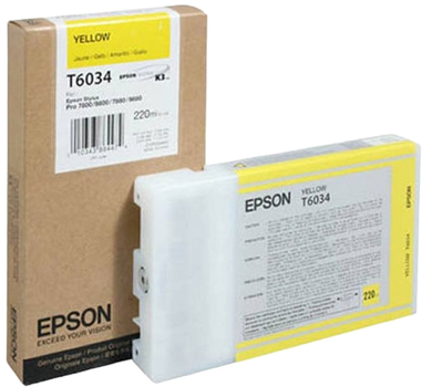 Картридж Epson StylusPro 7800 Yellow (C13T603400)