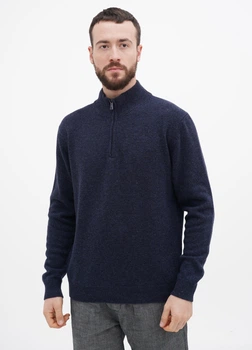 Світер на короткій блискавці Billionaire Темно-синій, 3XL (BLC73229177_Blue/Navy3XL) (BLC73229177_Blue/Navy3XL)