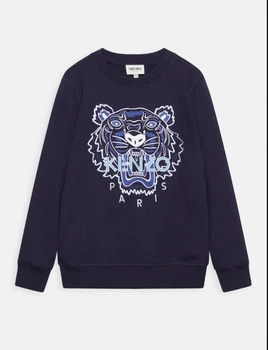 Чоловічий світшот 5SW0014XA76 Tiger Classic Sweatshirt Kenzo 5SW0014XA76 XL Блідно-фіолетовий
