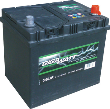 Аккумулятор автомобильный 60Ач 510А "+" справа GIGAWATT, GW 0185756012