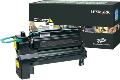 Тонер-картридж Lexmark X792 Yellow (734646251570)