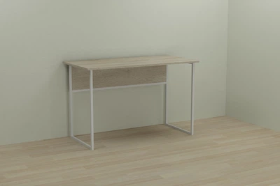 Комп'ютерний стіл Ferrum-decor Коді 75x120x70 білий ДСП Дуб Сонома 16мм