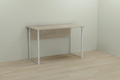 Компьютерный стол Ferrum-decor Курт 75x140x70 белый ДСП Дуб Сонома 16мм