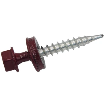 Саморез 4,8х35 для кровли RAL3005 М Steelfix 250 шт (010101)