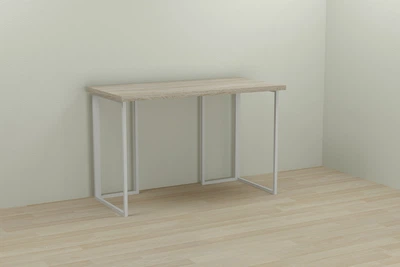 Комп'ютерний стіл Ferrum-decor Ханна 75x120x60 білий ДСП Дуб Сонома 32мм