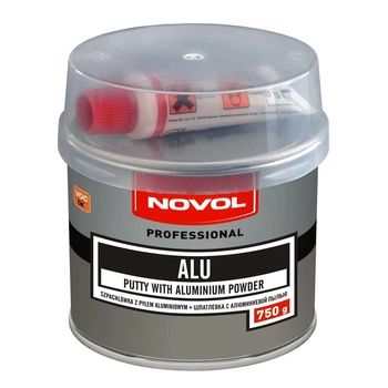Шпаклівка автомобільна з алюмінієвим пилом ALU 0,75 кг NOVOL (2000002792949)