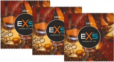 Презервативи EXS Cola ароматизовані 3 шт (ROZ6400230177)