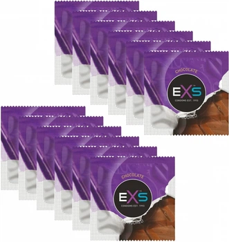Презервативи EXS Chocolate зі смаком та запахом шоколаду 12 шт (ROZ6400230183)