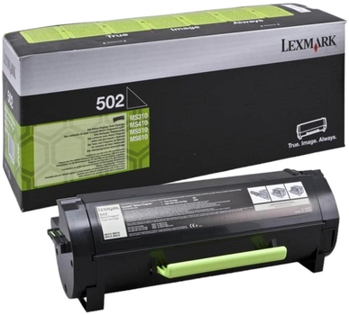 Тонер-картридж Lexmark 502 Black (734646433204)