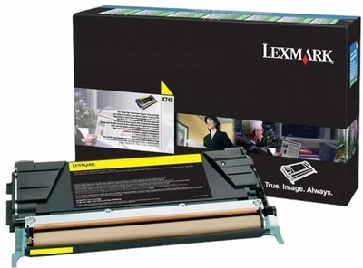 Toner Lexmark X748 Yellow (734646435796)