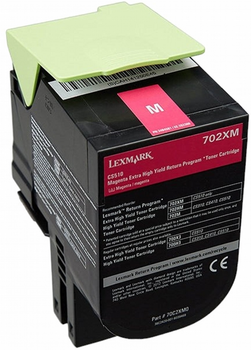 Toner Lexmark 702XME Magenta (734646471022)