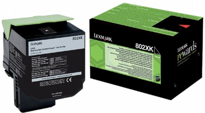 Toner Lexmark 802XK Black (734646481335)