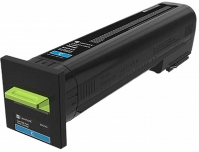 Toner Lexmark CX82x/CX860 Cyan (734646587570)