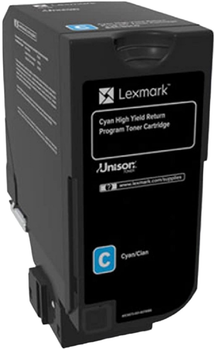 Тонер-картридж Lexmark CS720 CX/CS725 Cyan (734646601344)