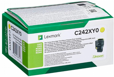 Тонер-картридж Lexmark C253/MC2640 Yellow (734646667517)