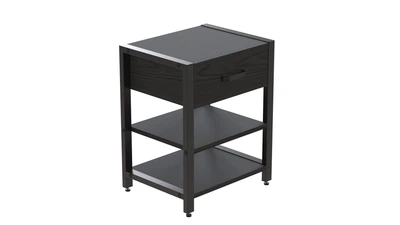 Тумба універсальна Ferrum-decor Вів'єн 1/2 50x41x40 чорний ДСП Сосна Кембра 16мм (XK00078)