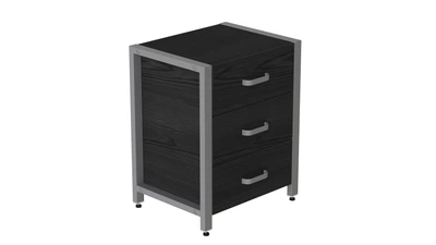 Тумба універсальна Ferrum-decor Вів'єн 3 50x41x40 сірий ДСП Сосна Кембра 16мм (XK00162)