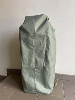 Тактическая транспортная сумка-баул мешок армейский Trend Полынь на 100 л с Oxford 600 Flat 0053