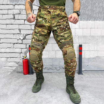 Мужские штаны G3 с наколенниками / Брюки RipStop с 8-ю карманами мультикам размер 2XL