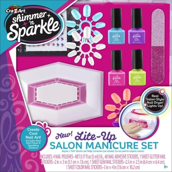 Zestaw do manicure Cra-Z-Art Shimmer 'n Sparkle Lite Up Salon (0884920176485)