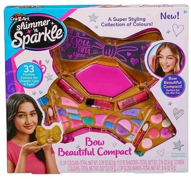 Палетка для макиажа Cra-Z-Art Shimmer N' Sparkle Beauty Compact Fra Shine (0884920655744)