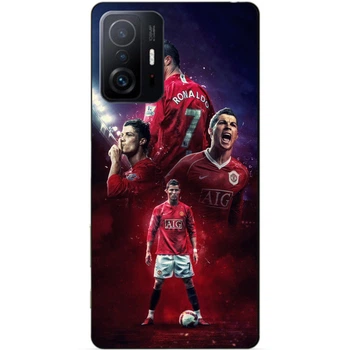 Чохол силіконовий бампер Candy для Xiaomi 11T/11T Pro з малюнком Ronaldo MU Роналдо