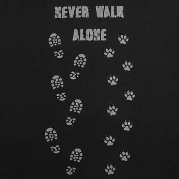 Футболка KLOST "Never Walk Alone (Ніколи не ходи один)", 4XL