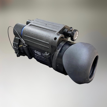 Монокуляр ночного видения AGM PVS-14 NW1, ПНВ, белый фосфор, крепление для головы в комплекте