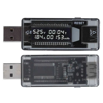 USB тестер KWS-V21 вимірювач напруги струму ємності