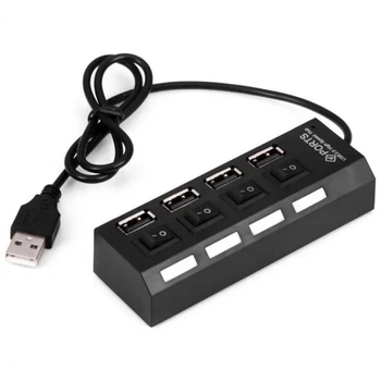 Док-станция XON SmartHub Switch 4хUSB3.0 Черный (UHASP040043B 4972)