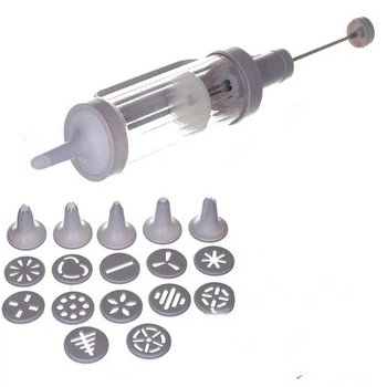 Шприц для печенья с насадками для декорирования Cookie Press and Cake Decorator Set