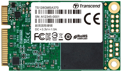 SSD диск Transcend MSA370 128GB mSATA MLC (TS128GMSA370)