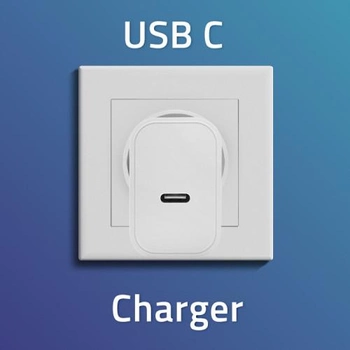Ładowarka sieciowa Qoltec Super Quick PD charger USB-C 20W 5-12V 1.67-3A White