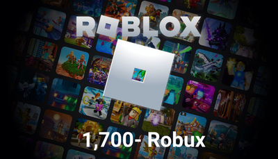 Карта пополнения Roblox Gift Card на 1700 ROBUX