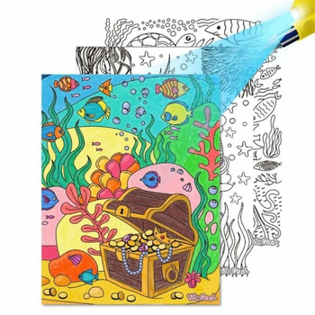 Zestaw do kolorowania Liniex Magic Trace Underwater Adventures (0804589680369)