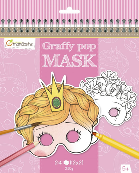 Маски для розфарбовуванняAvenue Mandarine Graffy Graffy Pop Mask Girl 24 шт (3609510520212)