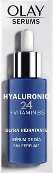 Сироватка для обличчя Olay Hyaluronic 24 Vitamina B5 Dia Sin Perfume 40 мл (8006540671238)