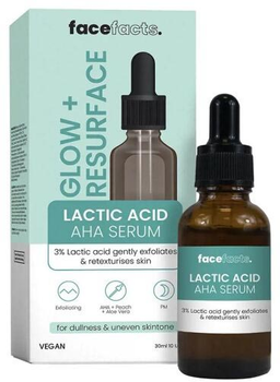 Serum do twarzy Face Facts Glow Resurface Lactic Acid Aha 30 ml (5031413927412)