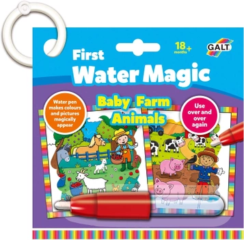 Kolorowanka wodna Galt First Water Magic Baby Farm Animals (5011979592156)