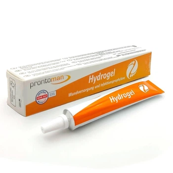 Гель для быстрого заживления ран для ног Prontoman Hydrogel, 20 мл