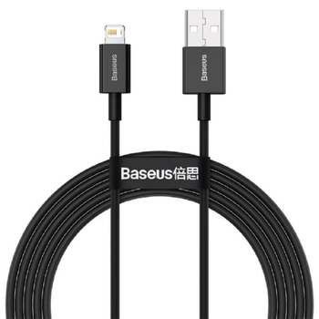 Кабель BASEUS USB 2.0 type-A-Lightning Superior 2M 2.4A CALYS-C03 black